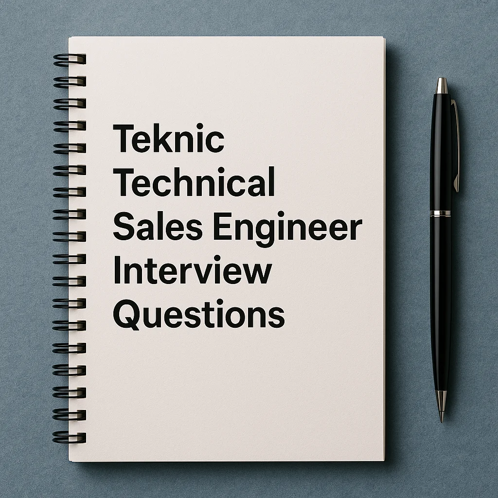 Teknic Technical Sales Engineer Interview Questions: What They Ask and How to Win