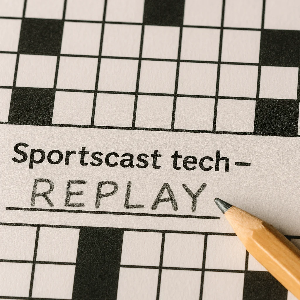 Sportscast Tech Crossword Clue – Cracked, Explained, and Solved